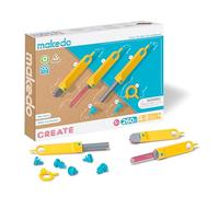 Makedo - Jouets de Construction pour Carton, Jeux pour Enfants à partir de 5 Ans, Jouets éducatifs Menthe, Parfaits pour Le Jeu créatif à la Maison - Jeu d'outils de 260 pièces - Pack Create