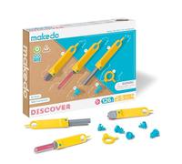 Makedo Coffret d'outils Discover – 126 pièces, carton recyclé, jouets éducatifs STEM+STEAM
