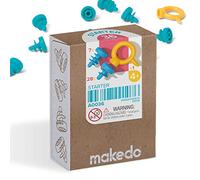 Makedo Starter Toolbox, Jeu de Construction, Kit de Démarrage avec Outils pour Maquette en Carton, Jouet d'apprentissage STEM Éducatif et Créatif pour Enfant de 5 Ans et Plus (Kit de 36 pièces)