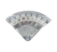 MaKeDO Support mural pour tuyau Forme A Alu Taille 4 I417×P187mm Quantité:1