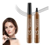 Makefullbeauty Eyebrow Pen, Magic Eyebrow Pencil, 3D Waterproof Microblading Eyebrow Pencil Contouring Pen, Long Lasting, Smudge Proof, Creates Natural Looking Brows (Light Brown)