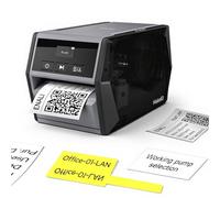 Makeid D50 Étiqueteuse Bluetooth Transfert Thermique, Rouleau 50mmx8m Inclus, Compatible PC/Smartphone, pour Fabrication, Laboratoires, Sécurité Pipelines, Chimie, Entrepôts