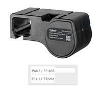 MakeID D50 Étiquettes en Drapeau en Polypropylène (PP) - Noir sur blanc, 21 mm x 42 mm, usage intérieur/extérieur, sécurité, suivi des actifs, étiquetage électrique