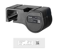 MakeID D50 Étiquettes Nylon Adhésif - Noir sur blanc, 25.4 * 12.7mm+φ12.7mm(310 pces), usage intérieur/extérieur, sécurité, suivi des actifs, étiquetage électrique