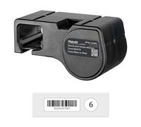MakeID D50 Étiquettes Nylon Adhésif - Noir sur blanc, 25.4 * 9.5mm +φ9.5mm(380 pces), usage intérieur/extérieur, sécurité, suivi des actifs, étiquetage électrique