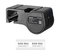 MakeID D50 Étiquettes Nylon Adhésif - Noir sur blanc, 5 m x 26 mm, usage intérieur/extérieur, sécurité, suivi des actifs, étiquetage électrique