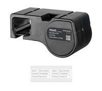 MakeID D50 Étiquettes PET Toutes Conditions - Noir sur blanc, 8 m x 38 mm, usage intérieur/extérieur, sécurité, suivi des actifs, étiquetage électrique