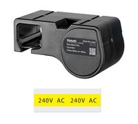 MakeID D50 Étiquettes PET Toutes Conditions - Noir sur jaune, 8 m x 26 mm, usage intérieur/extérieur, sécurité, suivi des actifs, étiquetage électrique