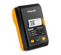 Makeid EP53 Étiqueteuse Professionelle, Imprimante d’étiquettes avec tête d’Impression de 50mm, Termique Direct, Compatible avec Application Mobile et Éditeur PC, Batterie 2000 mAh