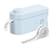 Makeid Etiqueteuse Bluetooth, Imprimante Etiquette Autocollante L1, Mini Imprimante Portable Thermique Compatible pour l'Étiquetage de la Maison, Bleu