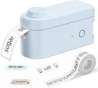 Makeid Etiqueteuse L1 avec Étiquettes Autocollantes, Imprimante Thermique Mini Portable, Compatible avec iOS et Android, Idéale pour la Maison, Le Bureau, la Cuisine, l'École, l'Organisation, Bleu