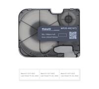 MakeID Étiquettes pré-dimensionnées, Lot de 1, pour Imprimante Industrielle P31S, Identification de Câbles en Armoires Électriques, Fils et Câbles Intérieur/Extérieur, Noir sur Blanc