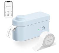 Makeid L1-C Etiqueteuse, Thermique Intelligente - Mini Imprimante Étiquettes Bluetooth, Portable et Rechargeable, Compatible avec Rubans 9/12/16mm Imperméables - pour Maison, Bureau, École