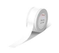 Makeid L1-C Recharge ruban étiqueteuse, 9 mm x 4 m, étiquette thermique laminée continue, imperméable, autocollante, compatible avec les imprimantes