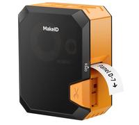 Makeid P31S Étiqueteuse Industrielle Portable, Imprimante d'étiquettes à Transfert Thermique avec Bluetooth, Ruban 18 mm Inclus | Idéale pour câbles, Fils et Chantiers Professionnels