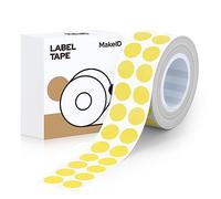 MakeID Ruban pour Étiqueteuse 16 mm x 4 m, Compatible pour MakeID Étiqueteuse L1/Q1/E1, Etiquettes Autocollantes Polka Limonade L-16A27