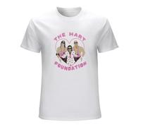 Makeltrain Men's The Hart Foundation Tag Team Wrestling T-Shirt Sport Tee White S