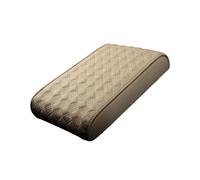 MaKeMoney Coussin Accoudoir Voiture pour Citroen C1 C2 C4 C3/C3 Aircross/C3 Picasso/C3-XR/C4 Cactus Picasso, Cuir Accoudoir Coussin Protection Tapis de Rangement Accessoire, C/Beige