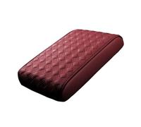 MaKeMoney Coussin Accoudoir Voiture pour Citroen C1 C2 C4 C3/C3 Aircross/C3 Picasso/C3-XR/C4 Cactus Picasso, Cuir Accoudoir Coussin Protection Tapis de Rangement Accessoire, E/Red