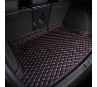 MaKeMoney Tapis Coffre Voiture pour Golf 7/GTI R Mk7 2013-2018, Cuir Coffre Tapis Anti Rayures Voiture Intérieur Protection Accessoires,B/Black-RedBeige
