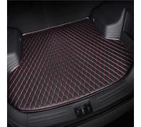 MaKeMoney Tapis Coffre Voiture pour Jeep Avenger 2023 2024 2025, Cuir Anti Rayures Trunk Cargaison Tapis De Protection Intérieur Accessoires,D/Black-Red
