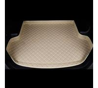 MaKeMoney Tapis Coffre Voiture pour Renault Grand Scenic II 2009-2019, Cuir Tapis de Coffre Anti-Rayures Tapis de Protection de Coffre Voiture Accessoires, B/Beige