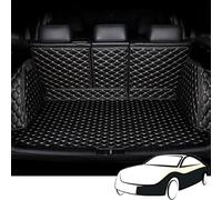 MaKeMoney Tapis De Coffre Voiture pour Audi Q3 Sportback 2020-2024 2025, Cuir Couverture Complète Protection Coffre Accessoires,B/Black Red