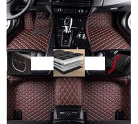 MaKeMoney Tapis de Sol Voiture pour Chevrolet Cruz 2011-2024 (LHD), Cuir Avant Arrière Pied Doublure Coussinets Pieds Moquettes Protection Accessoires, G/Coffee