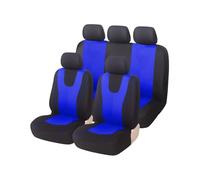 MaKeMoney Voiture Ensembles de Housses Siège pour BMW X5 E53 E70 F15 X6 E71 F16, Housses siège Avant et arrière Siege Interieur Accessoires,D/蓝色