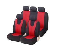 MaKeMoney Voiture Ensembles de Housses Siège pour BMW X5 E53 E70 F15 X6 E71 F16, Housses siège Avant et arrière Siege Interieur Accessoires,C/红色