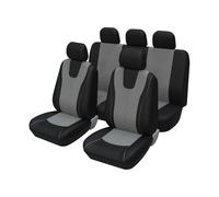 MaKeMoney Voiture Ensembles de Housses Siège pour BMW X5 E53 E70 F15 X6 E71 F16, Housses siège Avant et arrière Siege Interieur Accessoires,E/灰色