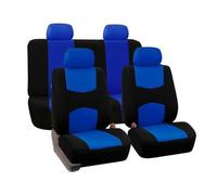 MaKeMoney Voiture Ensembles De Housses Siège pour V-W T6 California 2016-2025, 9 Pièces Respirant Housse de Protection de Sièges Interieu Accessoire,A/Blue