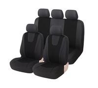 MaKeMoney Voiture Ensembles Housse Siege pour Dacia Sandero 2020-2025, Housses De Siège Avant Et Arrière Protecteurs de Siège Accessoire,C/Black