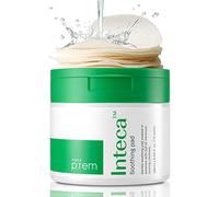 MAKEPREM INTECA Lot de 70 lingettes toniques apaisantes intensives pour le visage, 100 % coton, non blanchi, PHA, gommage doux, végétalien, 170 g, sérum Centella en taille nanomètre, effet
