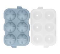 Maker de boule de glace Moule de sphère en silicone rond avec couvercle outils de bricolage à la main pour cocktails de whisky bijourie fabriquant 6 trous 45 mm