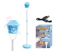 Maker De Bulles Automatiques - Blow Blower and Wand | Torche À Bulles Rechargeables Automatiques Adaptées Aux | Lampe De Jardin De Machine À Jouets en Plein Air pour l'anniversaire du Nouvel