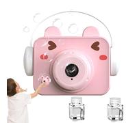 Maker de Bulles automatiques - Machine à Bulles animales Mignonnes, lumière et Son LED | Boun à Bulles Portable avec Solution de Recharge de 60 ML, Jouet de Bulle Amusant pour Les, fête de mar