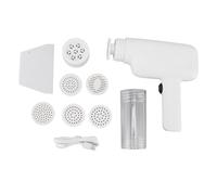 Maker de nouilles électriques Pressure de pâtes Machine à haute efficacité Technologie intelligente 6 Moules portables faciles à nettoyer pour la maison Abs blanc