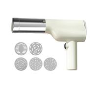 Maker de pâtes électriques, machine à nouilles automatique, fabricant de pâtes à main, avec 6 disques conception sans fil et portable moteur de 40W pour la cuisine de machine à spaghetti maison