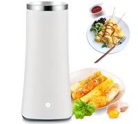 Maker De Rouleau D'oeuf électrique, Fabricant D'omelette Avec Un Non-bâton En Acier Inoxydable Et 9 Minutes à Cuisson Automatique Rising, Machine De Saucisse De Chaudière à œufs white