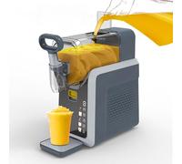 Maker de smoothie électrique et machine à crème glacée - Capacité 2L, 5 programmes prédéfinis, congélation rapide en 15 minutes, idéal pour les milkshakes, smoothies, neige fondante, yaourt glacé,