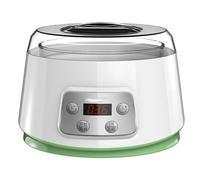 Maker de yaourt, grande capacité de fermentation de température mini compact de yaourt fermenté compact avec 4 récipients en verre pour yaourt, yaourt grec, fromage, natto