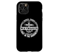 Maker Miracle Worker The Light The Way The Truth Art on Back Coque pour iPhone 11 Pro
