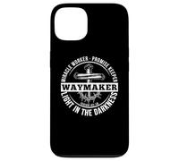 Maker Miracle Worker The Light The Way The Truth Art on Back Coque pour iPhone 13