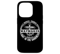 Maker Miracle Worker The Light The Way The Truth Art on Back Coque pour iPhone 14 Pro