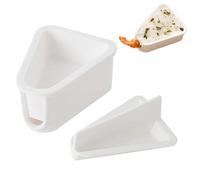 Maker Moule à riz | Kit de presse à boules de riz | Moule à boulettes de riz triangulaire anti-adhésif pour la maison, le café, l'hôtel