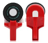 Maker Tape Mini Manuel, Ruban de Gaufrage 3D, 9 MM, Fonctionne Facilement, Polyvalent, Beau, Durable, Longue Durée de Vie, pour Manuel (Rouge)