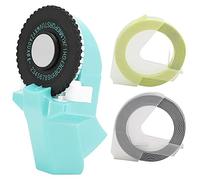 Maker Tape Mini Manuel, Ruban de Gaufrage 3D, 9 MM, Fonctionne Facilement, Polyvalent, Beau, Durable, Longue Durée de Vie, pour Manuel (Bleu Clair)