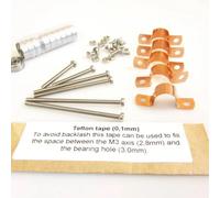 MakerBeam - Palier de charnière 10x10mm, 5 pièces