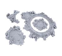 Makers Anvil Planetary Outpost Craters Remixed Craters par Makers Anvil, Plateau imprimé 3D Paysage RPG et Terrain de guerre pour figurines de 28 mm
